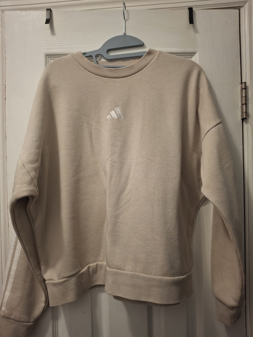 Adidas Women’s Cream Crewneck Sweatshirt